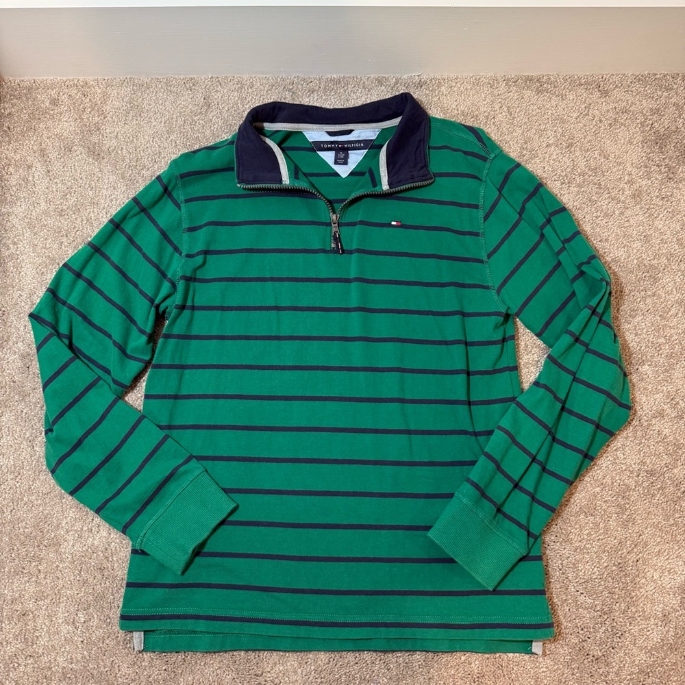 Boy’s XL (20) Quarter Zip Tommy Hilfiger Long Sleeve